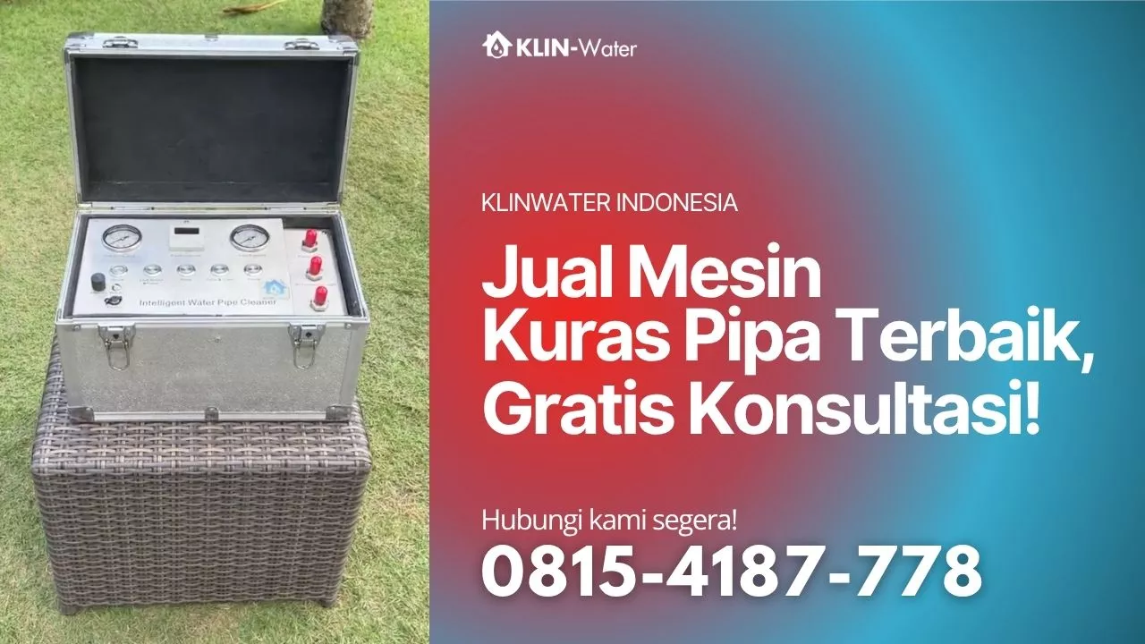 jual mesin kuras pipa detox pipa klin water