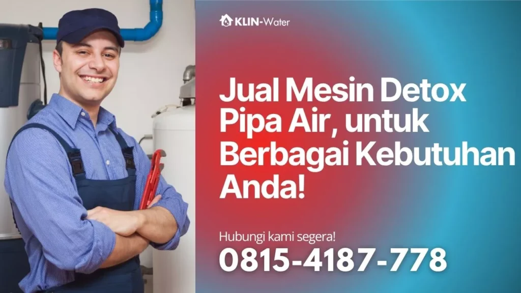 jual mesin kuras pipa detox pipa klin water