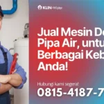 jual mesin kuras pipa detox pipa klin water