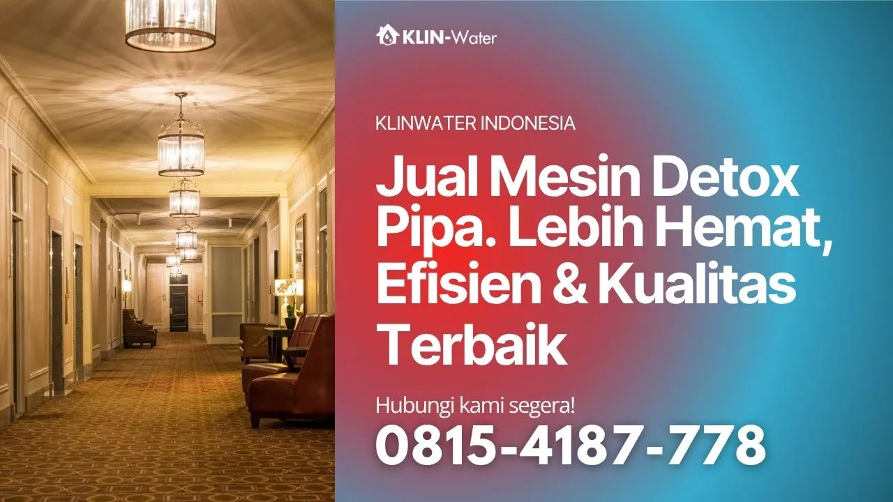 jual mesin kuras pipa detox pipa klin water