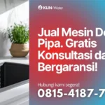jual mesin kuras pipa detox pipa klin water