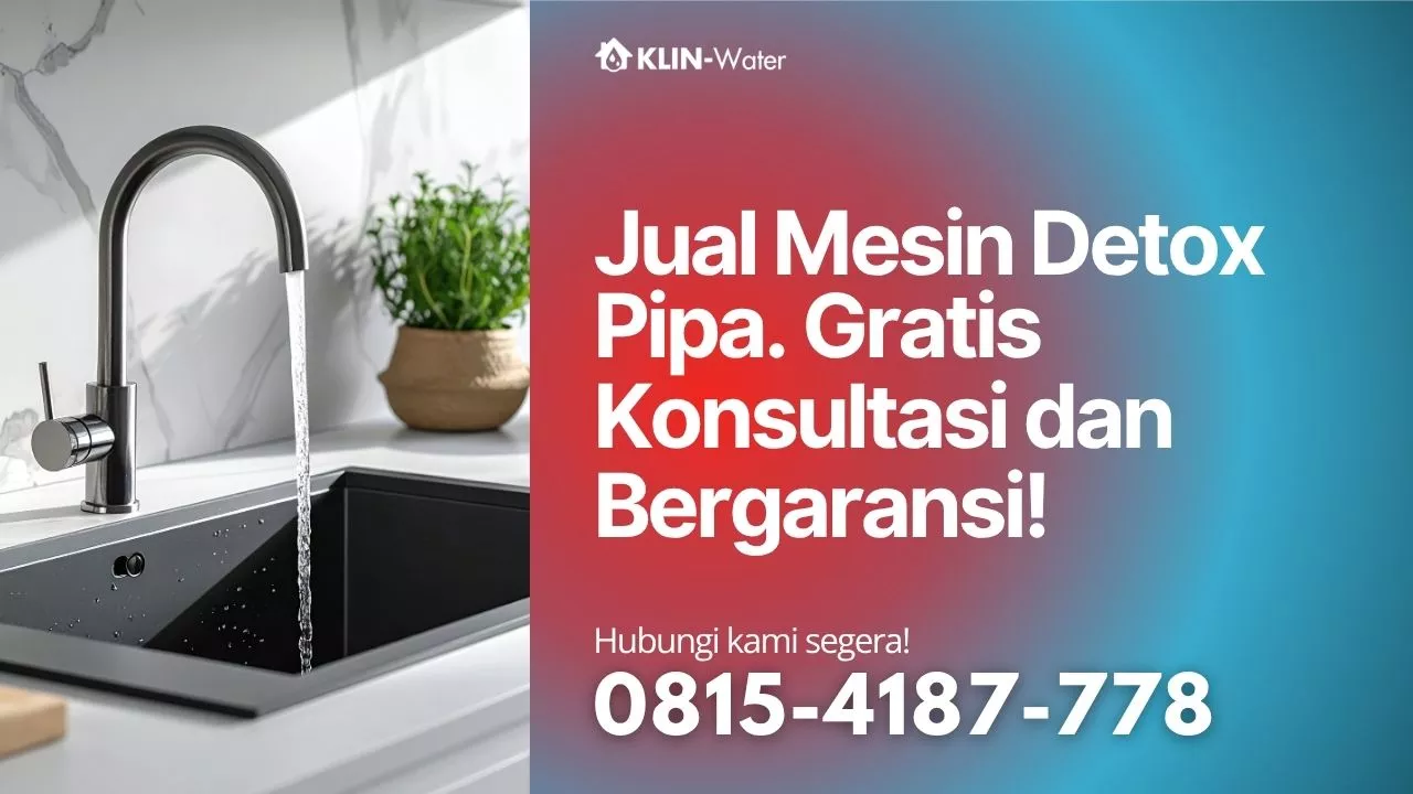 jual mesin kuras pipa detox pipa klin water
